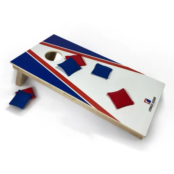 Cornhole Pro Series - Bleu et rouge + 8 sacs – Image 2