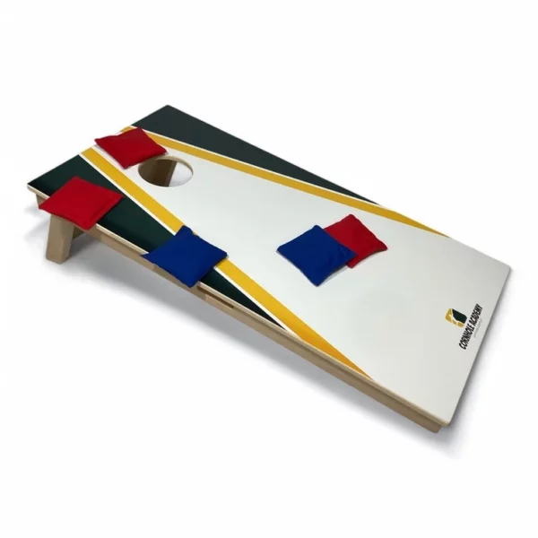 Cornhole Pro Series - Vert et jaune + 8 sacs – Image 2