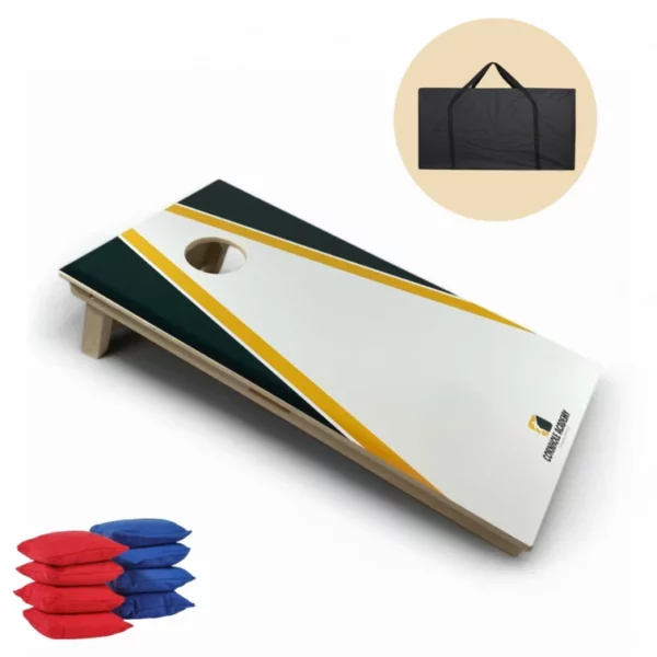 Cornhole Pro Series - Vert et jaune + 8 sacs – Image 4