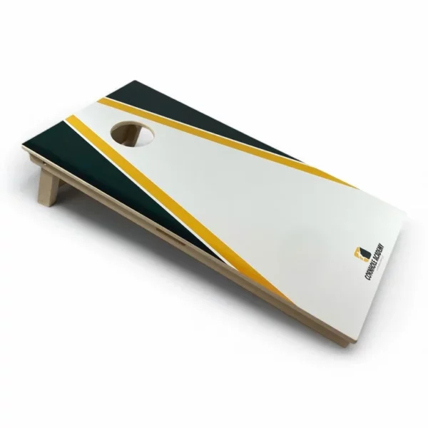 Cornhole Pro Series - Vert et jaune + 8 sacs