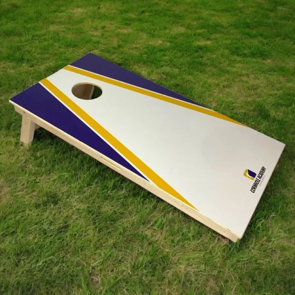 Cornhole Pro Series - Violet et jaune + 8 sacs – Image 4